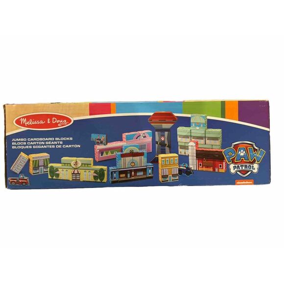 Melissa & Doug PAW Patrol Jumbo Cardboard Blocks 41 Pieces NEW - Picture 4 of 6